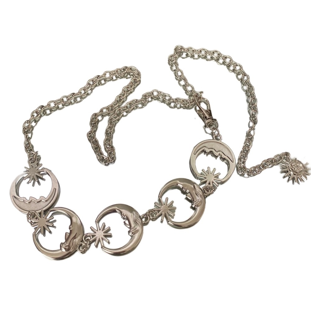 COPY - Moon silver chain belt